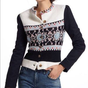 ELEVENSES Anthropologie Buckingham Fairisle Blazer